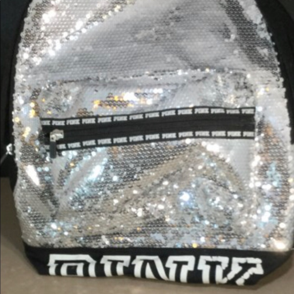COPY - Victoria Secret PINK sequined backpack.